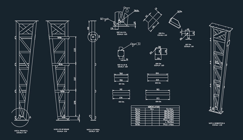 Planos de taller y montaje Quito Ecuador Elevatech