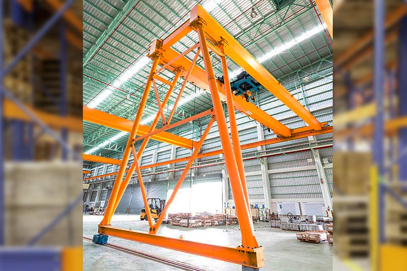 Grúa portico elevación industrial Elevatech Ecuador Quito